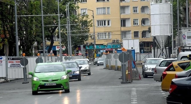 Въвеждат временна организация на движението в столицата