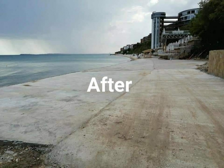 Бетонираха плажа \