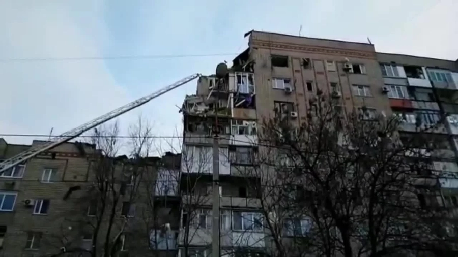 Експлозия на газ в руски град: Част от блок се срути, има загинали и ранени
