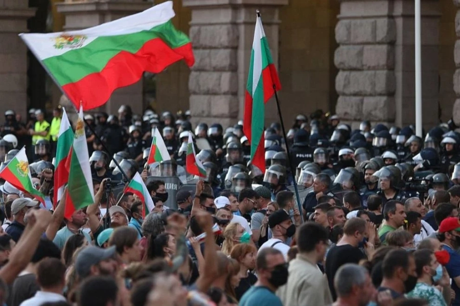 46-и ден на антиправителствени протести в София