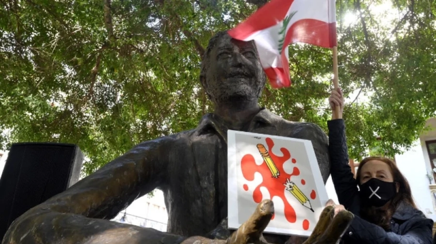 Протест в Бейрут след убийството на критик на Хизбула