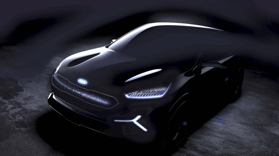 Kia показа част от новия си електрически автомобил