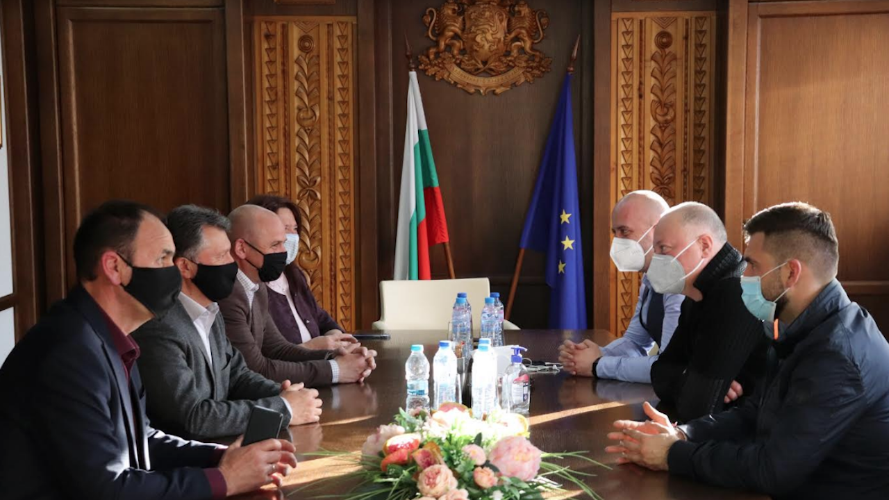 Кметът на община Банско Иван Кадев се срещна днес с