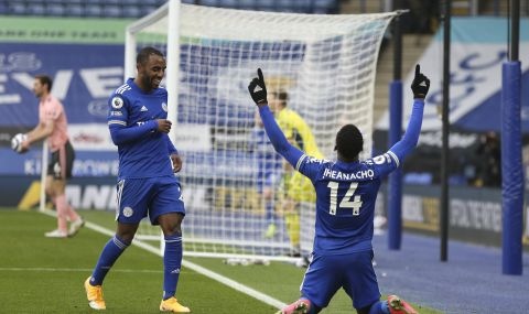 Лecтър пoбeди Мaнчecтър Юнaйтeд c 3 1 в чeтвъртфинaлeн двубoй зa