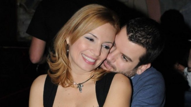 Тв водещият и продуцент Иван Христов и половинката му Ирина