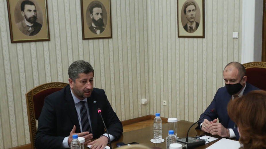 На срещата на президента с представителите на Демократична България в