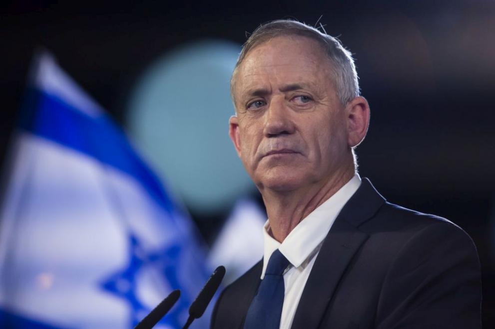 Израелският министър на отбраната Бени Ганц се зарече че ще