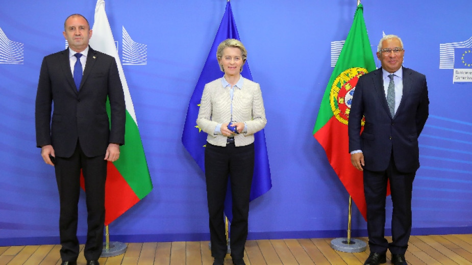 На среща с председателя на Еврокомисията Урсула фон дер Лайен