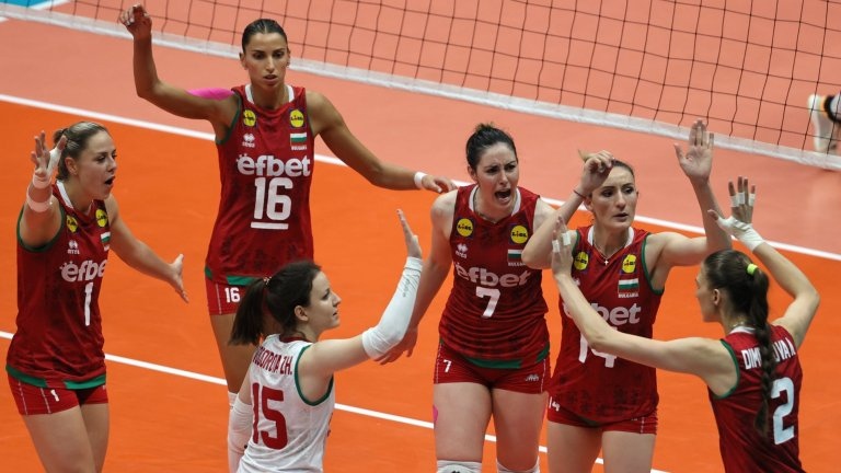 Волейболистките от националния отбор на България спечелиха Златната европейска лига