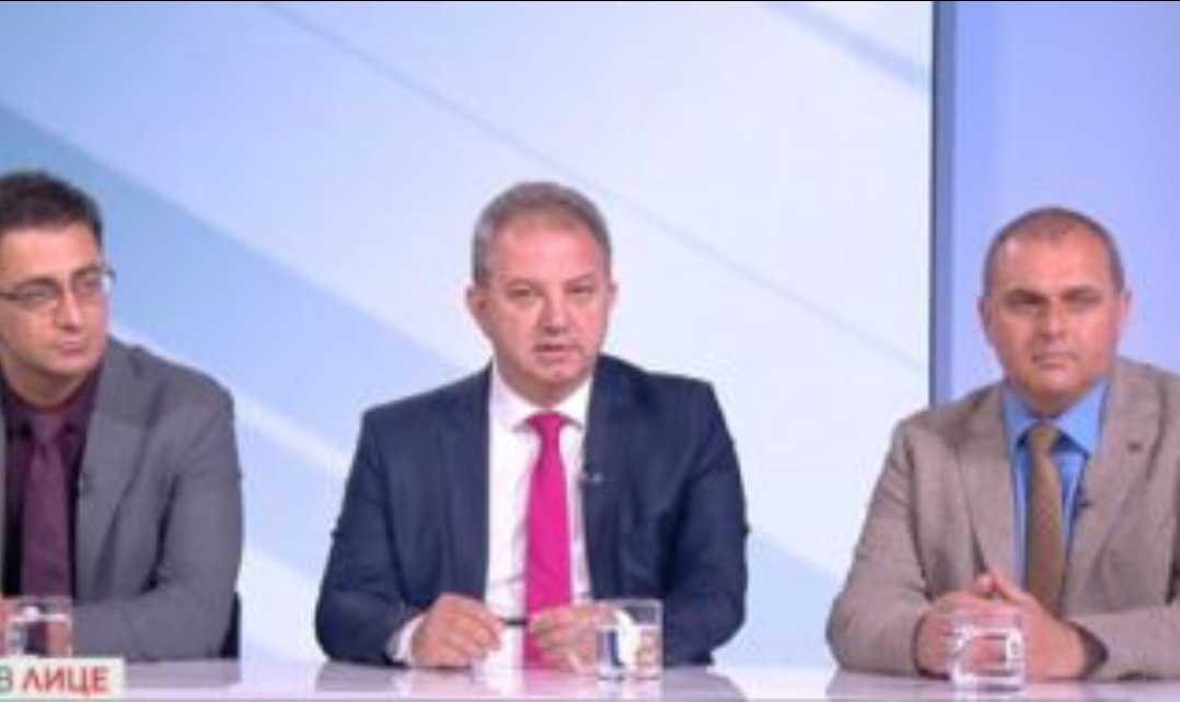 Представители на трите партии които формират коалиция Български патриоти