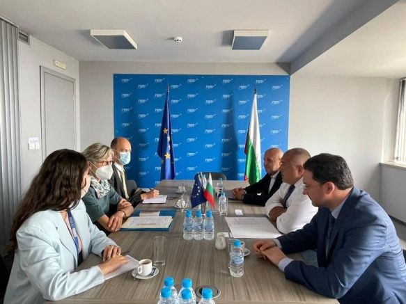 Председателят на ГЕРБ Бойко Борисов проведе среща с Мисията за