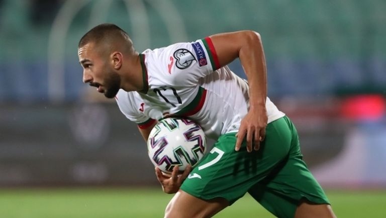 Крилото на ЦСКА София Георги Йомов говори пред медиите