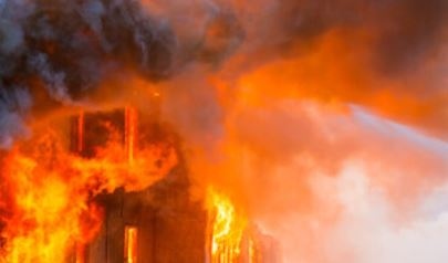 Голям пожар в дома за възрастни Свети Никола край Варна В