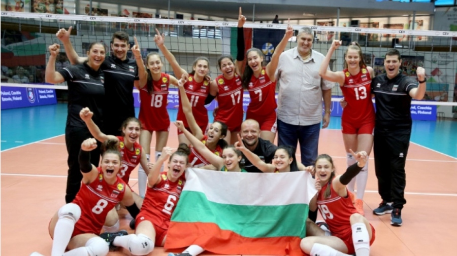 Младите ни волейболистки са трети в Европа