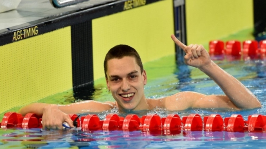 Българският плувец Калоян Левтеров отпадна в сериите на 200 метра