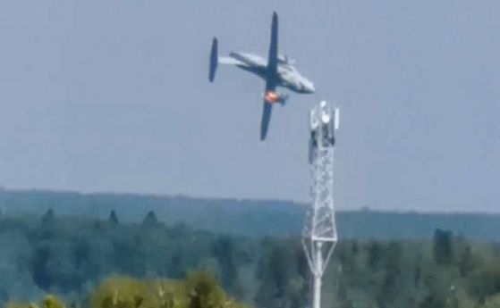 Прототип на най-новия модел руски военно-транспортен самолет Ил-112 В с