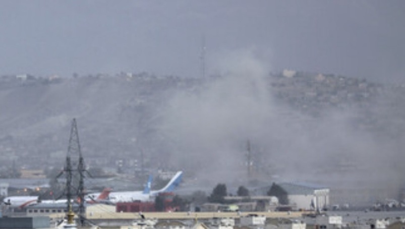 Голяма експлозия е избухнала в близост до международното летище Хамид