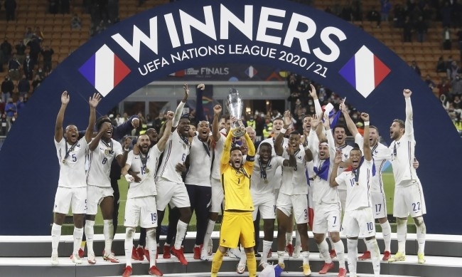 Франция би Испания и триумфира в Лигата на нациите