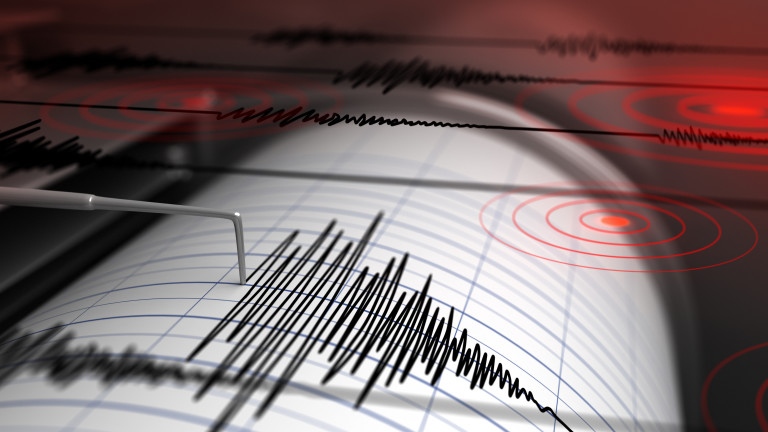 Земетресение с магнитуд 4,3 по Рихтер е регистрирано в района