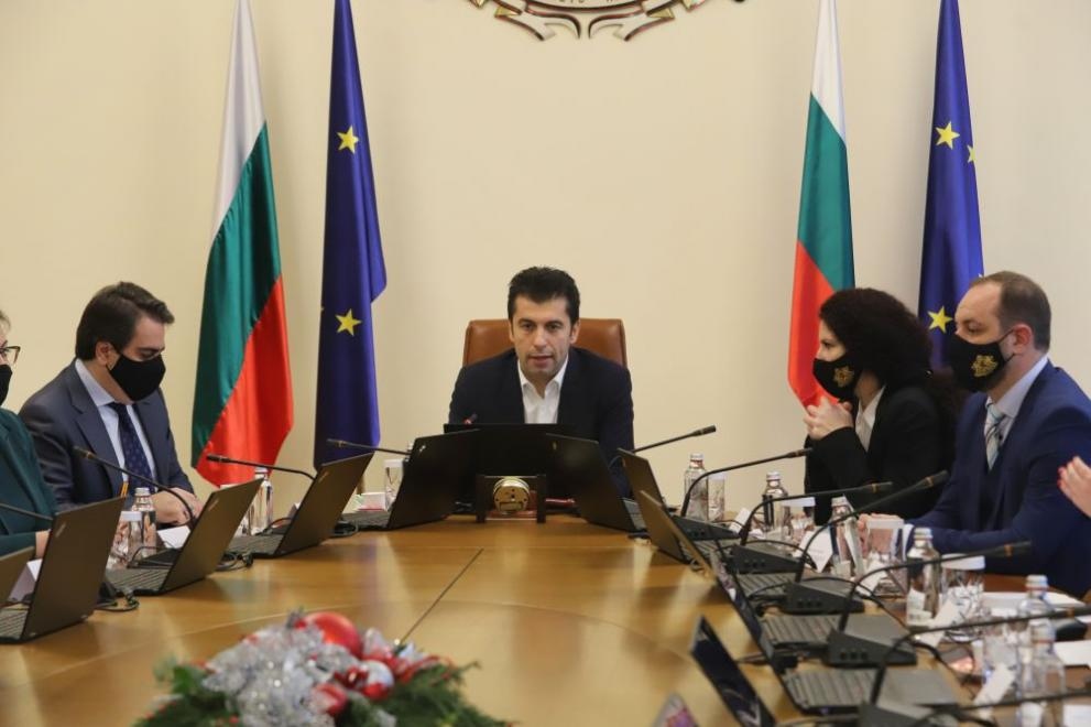 Кабинетът на Кирил Петков проведе редовното си седмично заседание днес