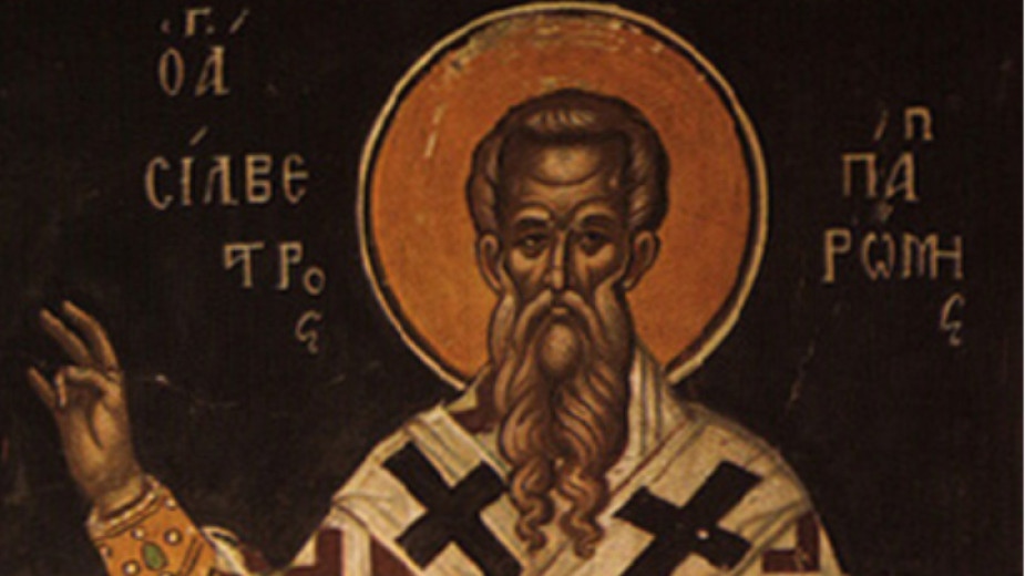 Православната църквата почита днес 2 ри януари Свети Силвестър папа Римски