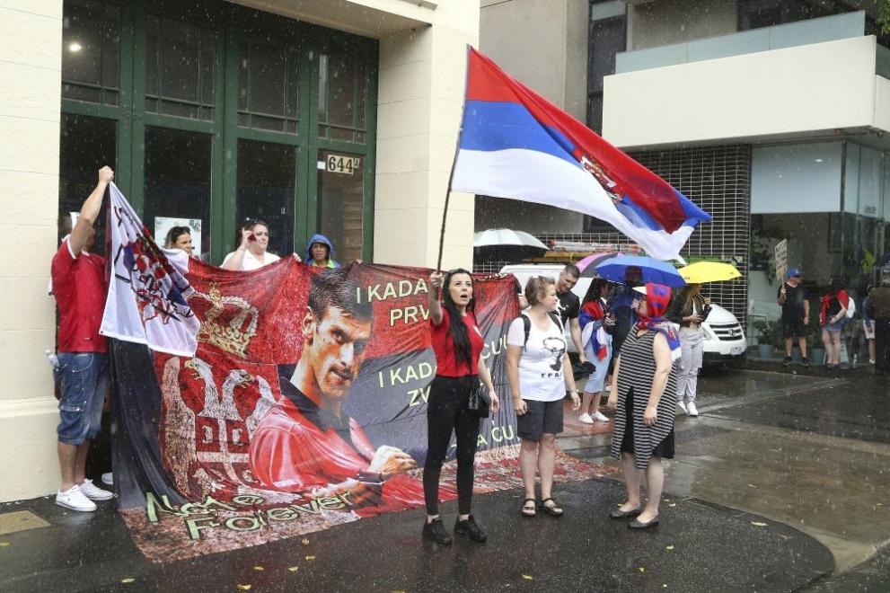 Новак Джокович започна да получава подкрепа от тенисистите в тура
