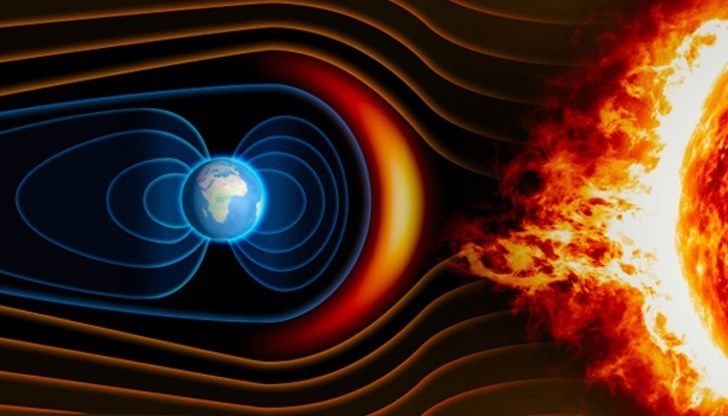 В резултат на слънчево изригване Земята отново е ударена от