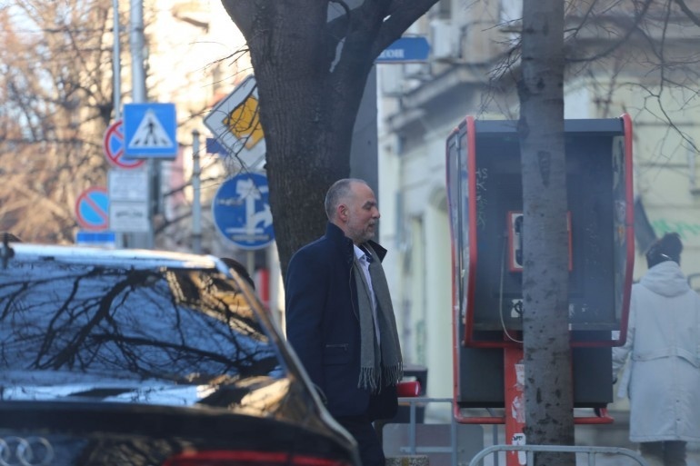 Вицепремиерът по околната среда Борислав Сандов и заместника му Тома