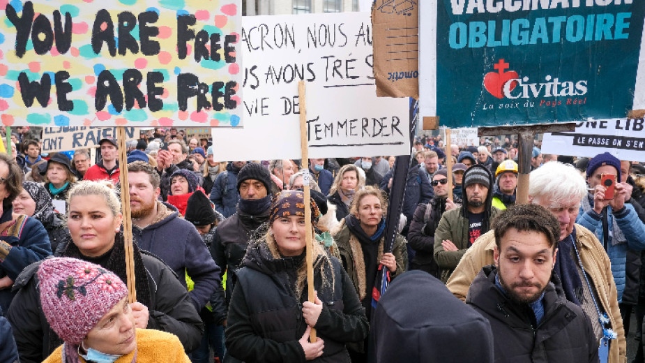 Около 50 000 души се събраха на протест в Брюксел