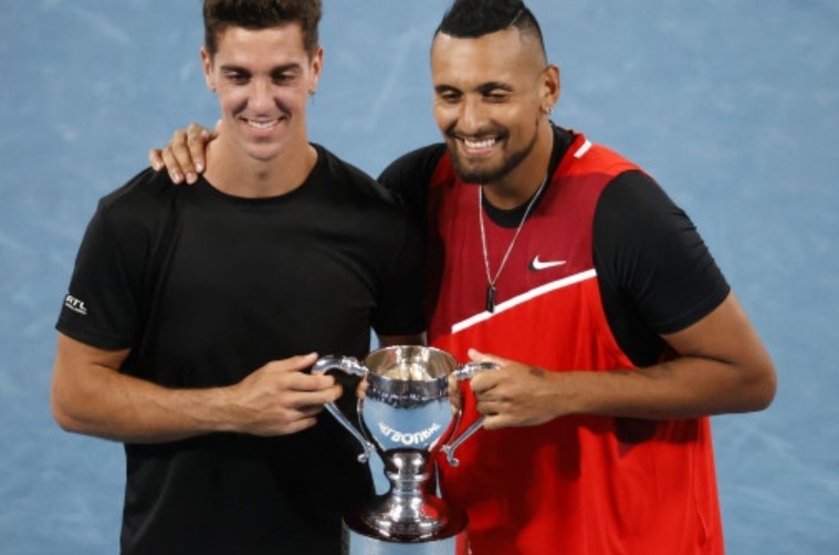 Кириос спечели Australian Open на двойки с приятеля си от детинство