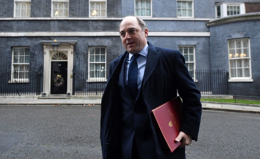 Британският министър на отбраната Бен Уолъс който е на посещение