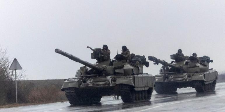 Руски военни са навлезли в Киев съобщи BBC като се