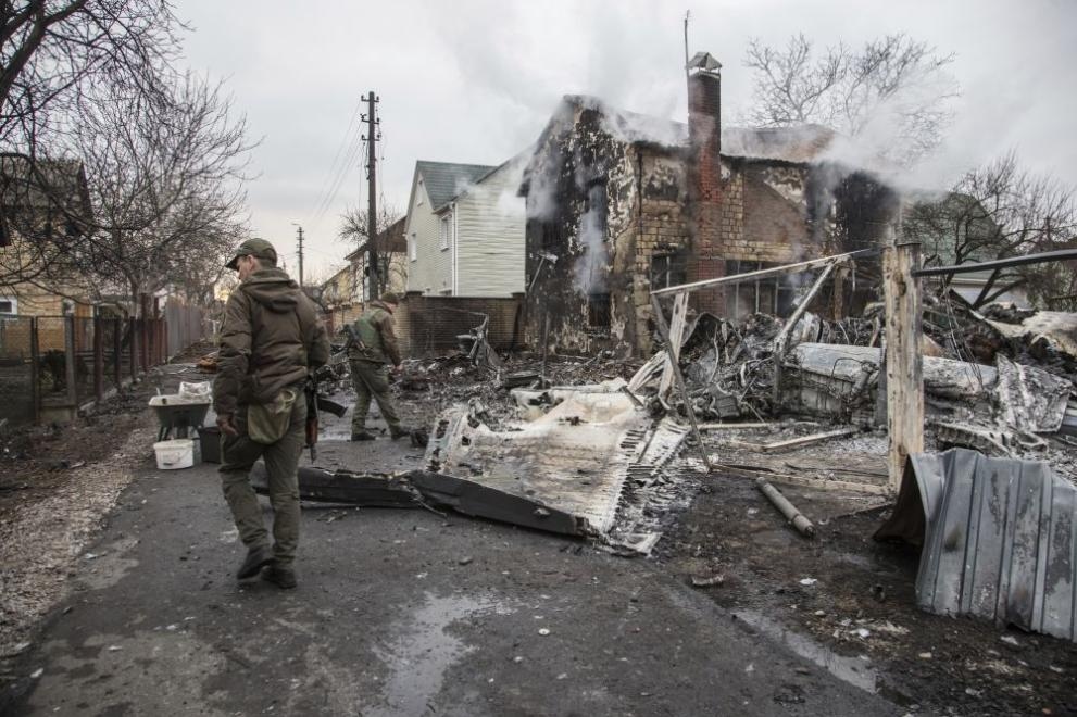 След последните сражения в Украйна южният град Херсон с население