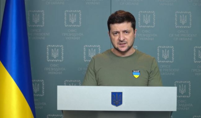 Президентът на Украйна Володимир Зеленски разговаря по телефона с израелския