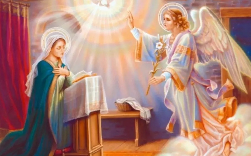 Благовещение е един от големите пролетни празници Той е част от