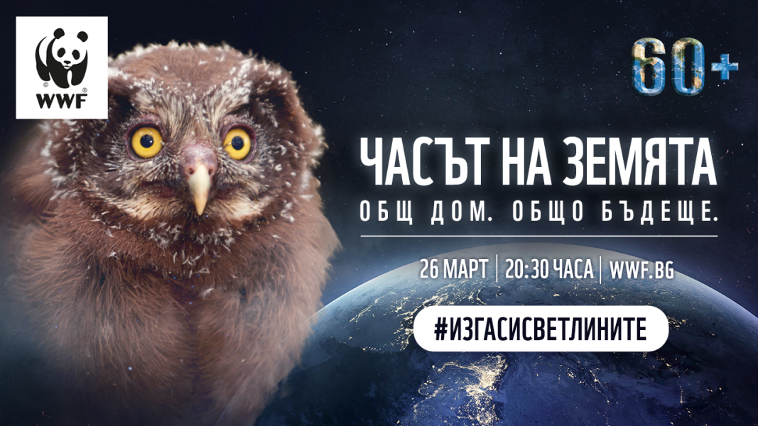 България се присъединява към световната инициатива Часът на Земята посветена