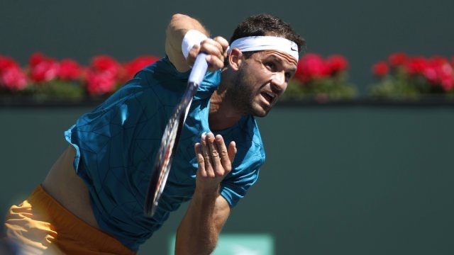 Единственият българин в тенис елита Григор Димитров отново не можа