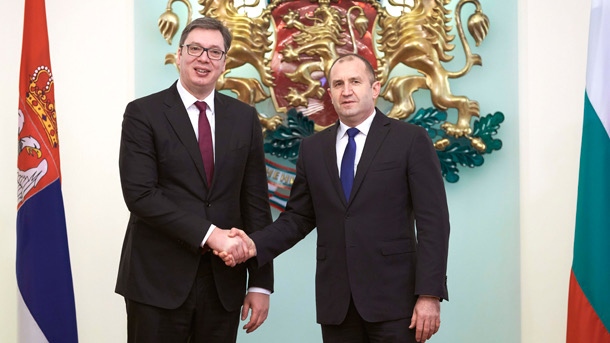 Държавният глава Румен Радев поздрави Александър Вучич по случай преизбирането