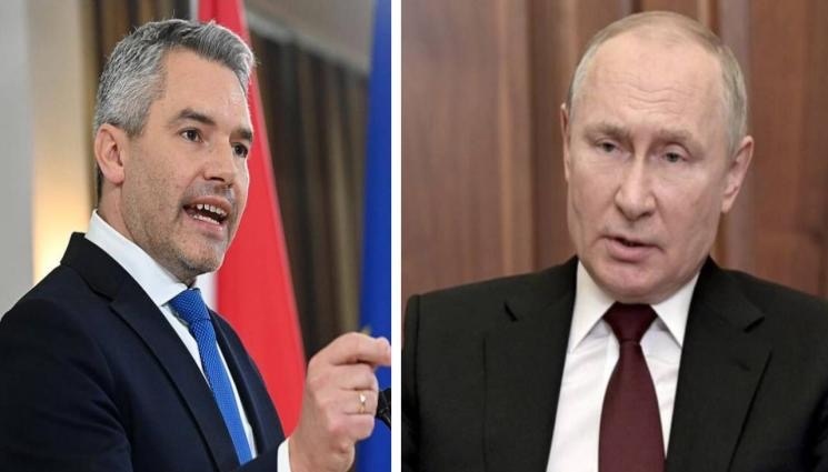 Австрийският канцлер Карл Нехамер съобщи че днешният му разговор с