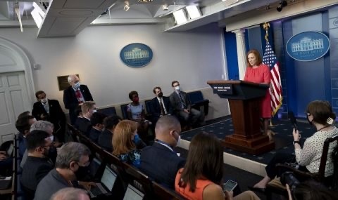 Говорителят на Белия дом Джен Псаки коментира войната в Украйна