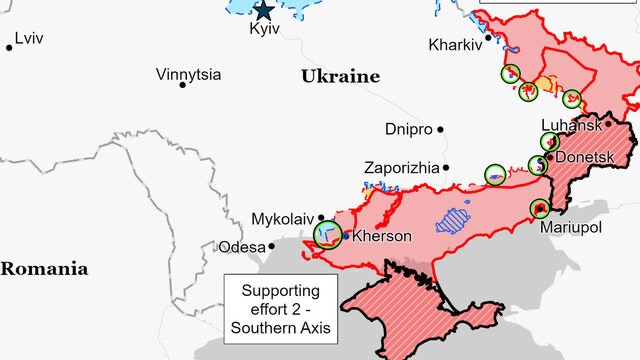 Контролът над южната част на Украйна е още един начин