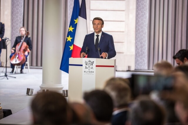 Френският президент Еманюел Макрон положи клетва за втори път на