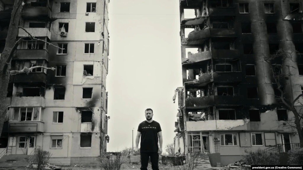 Украинският президент Володимир Зеленски каза днес че злото се е