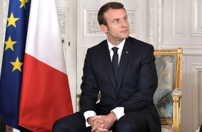 В Денят на Европа 9 ти май френският президент произнесе реч