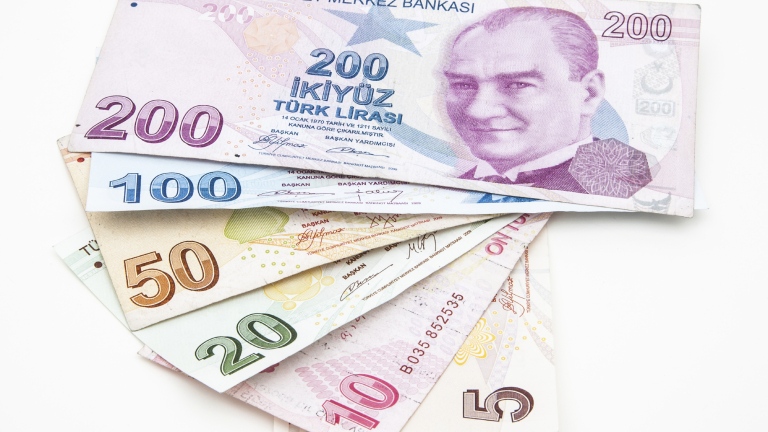 Турската лира е загубила от началото на месеца 7 5 на