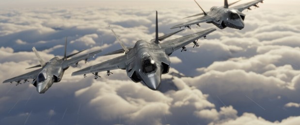 Изтребители F 35 на американските военновъздушни сили се присъединяват към наблюдението
