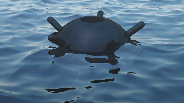 Морска мина е била прехваната в Черно Море край Камчия