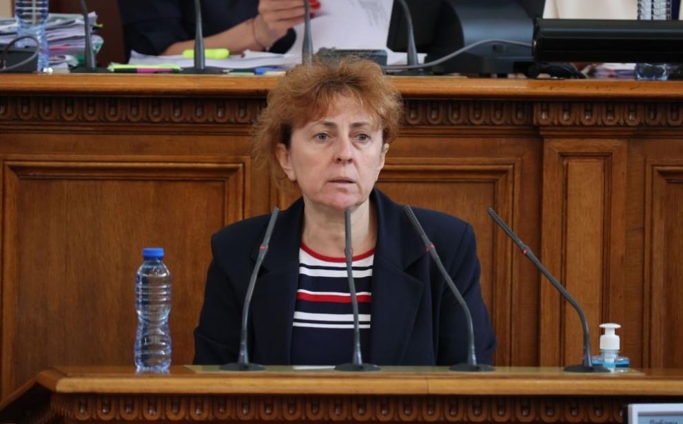 Депутатът от Има такъв народ Виктория Василева е входирала заявление