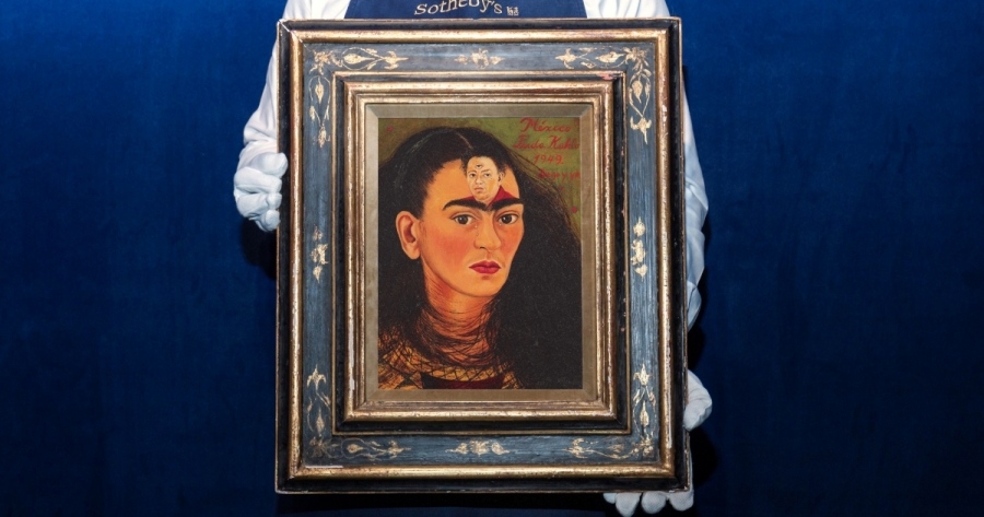Емблематичен автопортрет на мексиканската художничка Фрида Кало - до момента