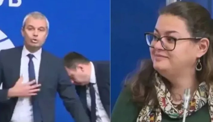 Лидерът на партия Възраждане и колегите му напуснаха пресконференцията която